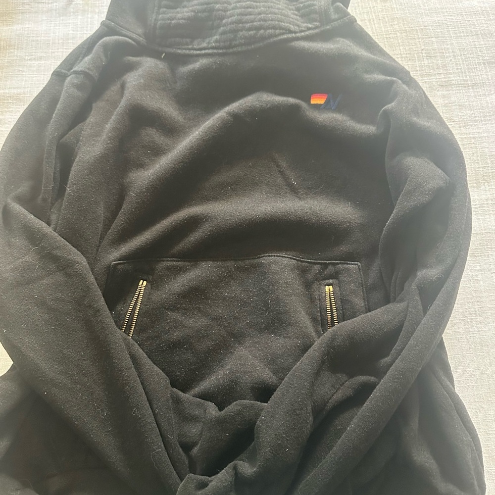 Black Hoodie with Front Pockets
